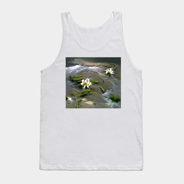 Water Lily Tank Top by Mihadom